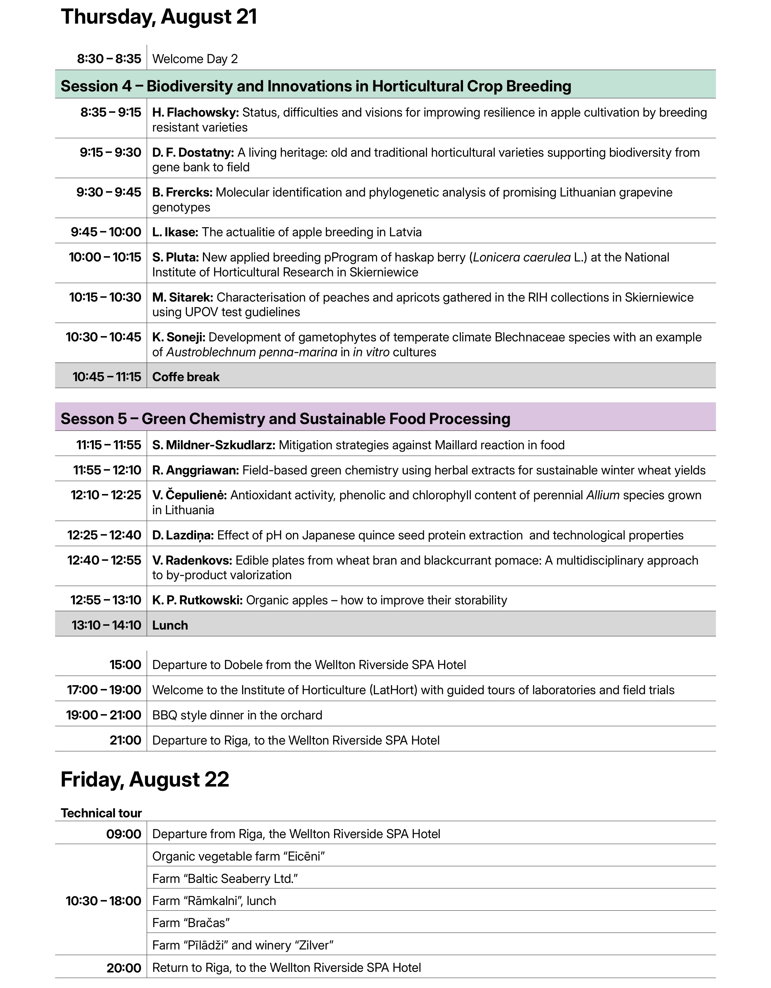 Programme page 3