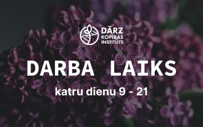 Darba laiks no 9 līdz 21 katru dienu